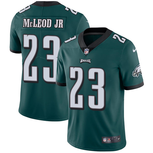 Nike Eagles #23 Rodney McLeod Jr Midnight Green Team Color Men's Stitched NFL Vapor Untouchable Limited Jersey - Click Image to Close